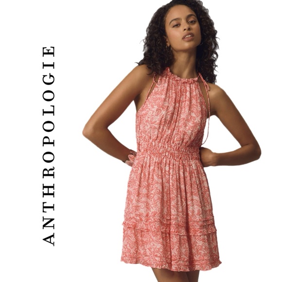 Anthropologie Somerset Mini Dress: Halter Edition XL - Picture 1 of 6